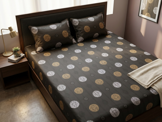 Pichwai Serenity | Regal Medallion Heritage Bedsheet