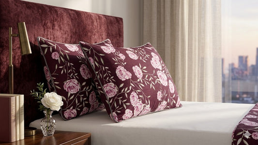 Pichwai Serenity | Heritage Rose Bedsheet