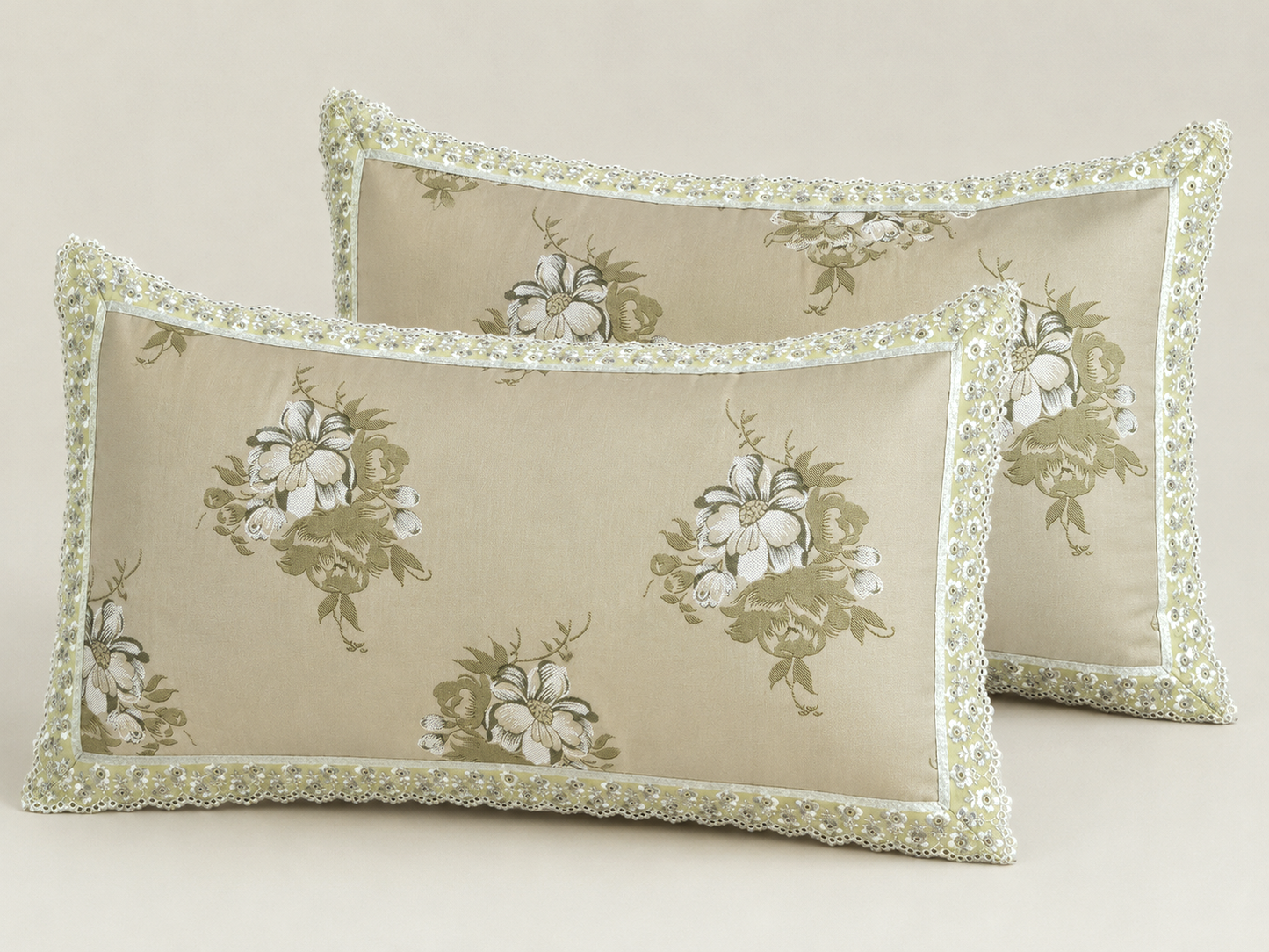 Pearl Lace | Botanical Luxury King Bed Linen