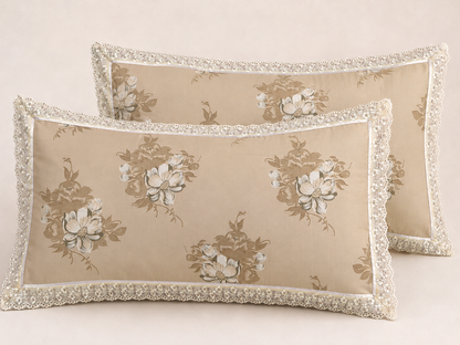 Pearl Lace | Botanical Luxury King Bed Linen