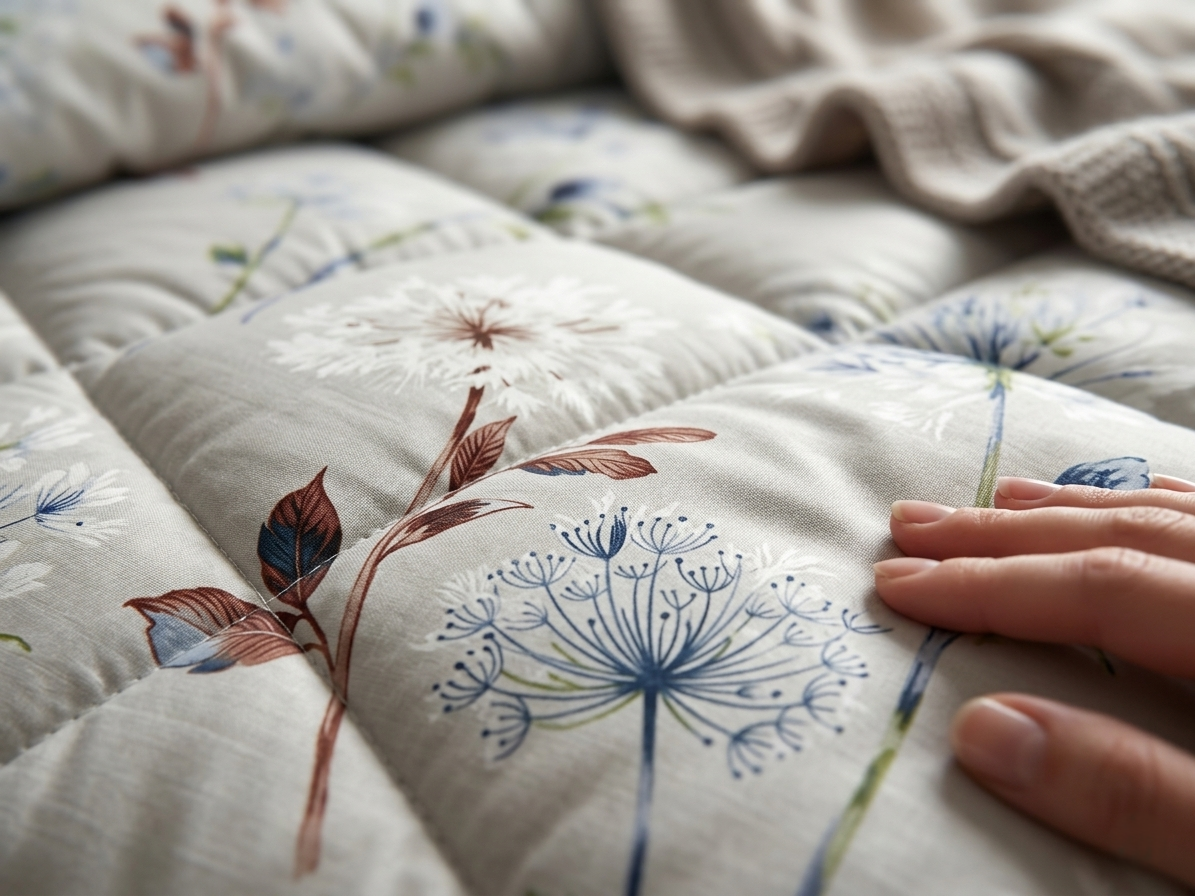 Ivory Whisper | Luxury Floral Comforter