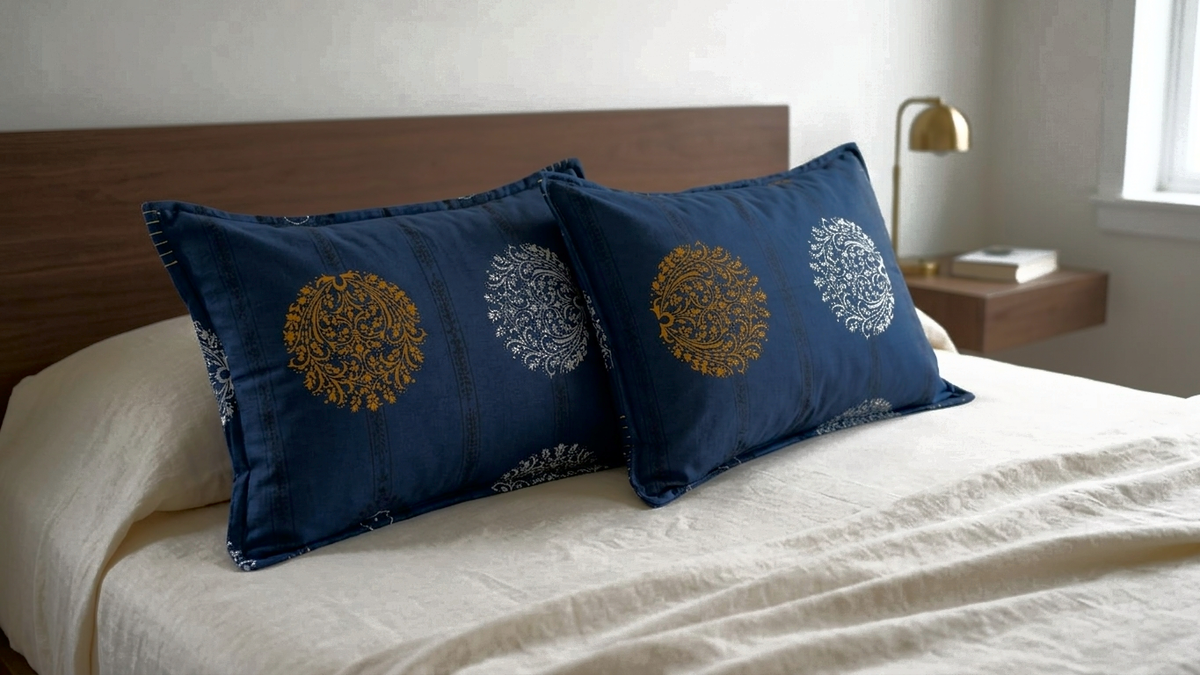 Pichwai Serenity | Regal Medallion Heritage Bedsheet