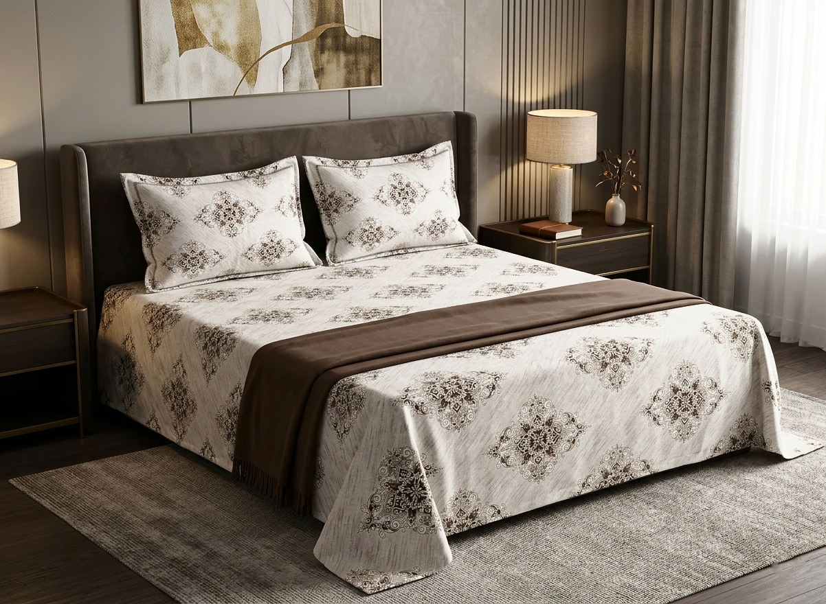 Ecru Essence | Scandinavian-inspired Bedsheet