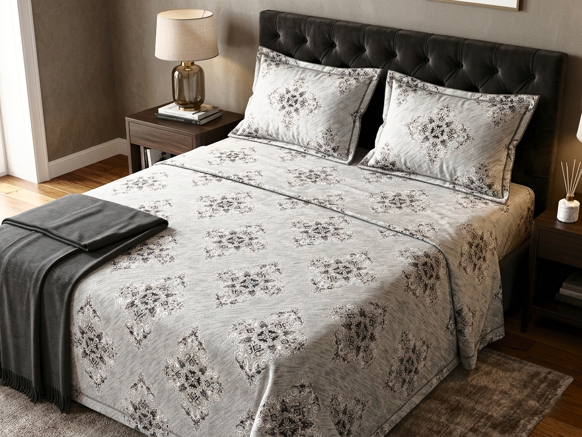 Ecru Essence | Scandinavian-inspired Bedsheet