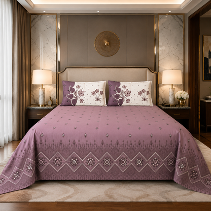 Adorn Sham | Botanical Heritage Premium Cotton Bedsheet