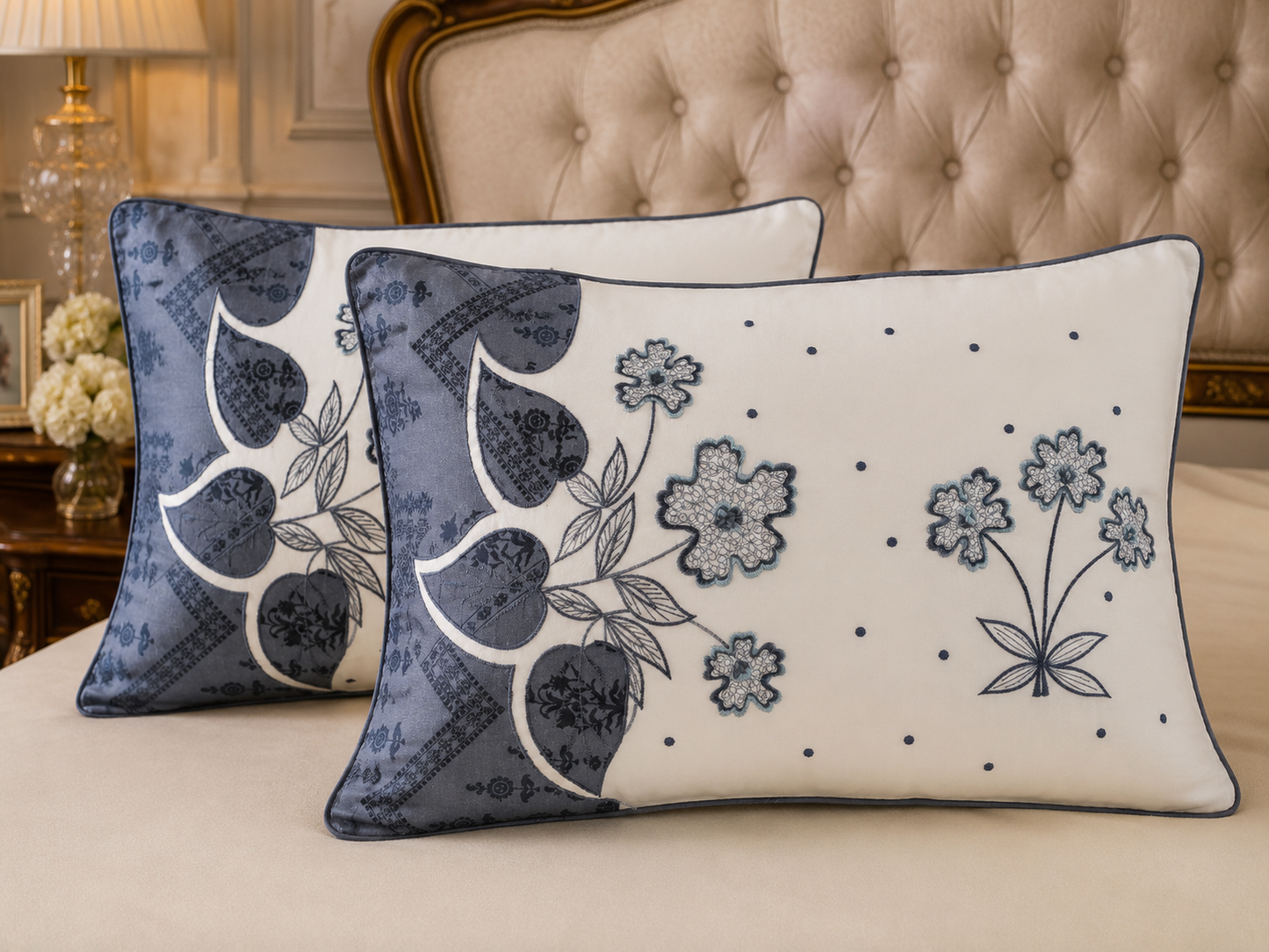 Adorn Sham | Botanical Heritage Premium Cotton Bedsheet