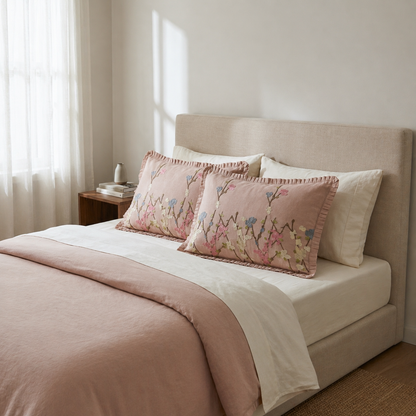 Sunlit Peach | Luxury Duvet Cover Set
