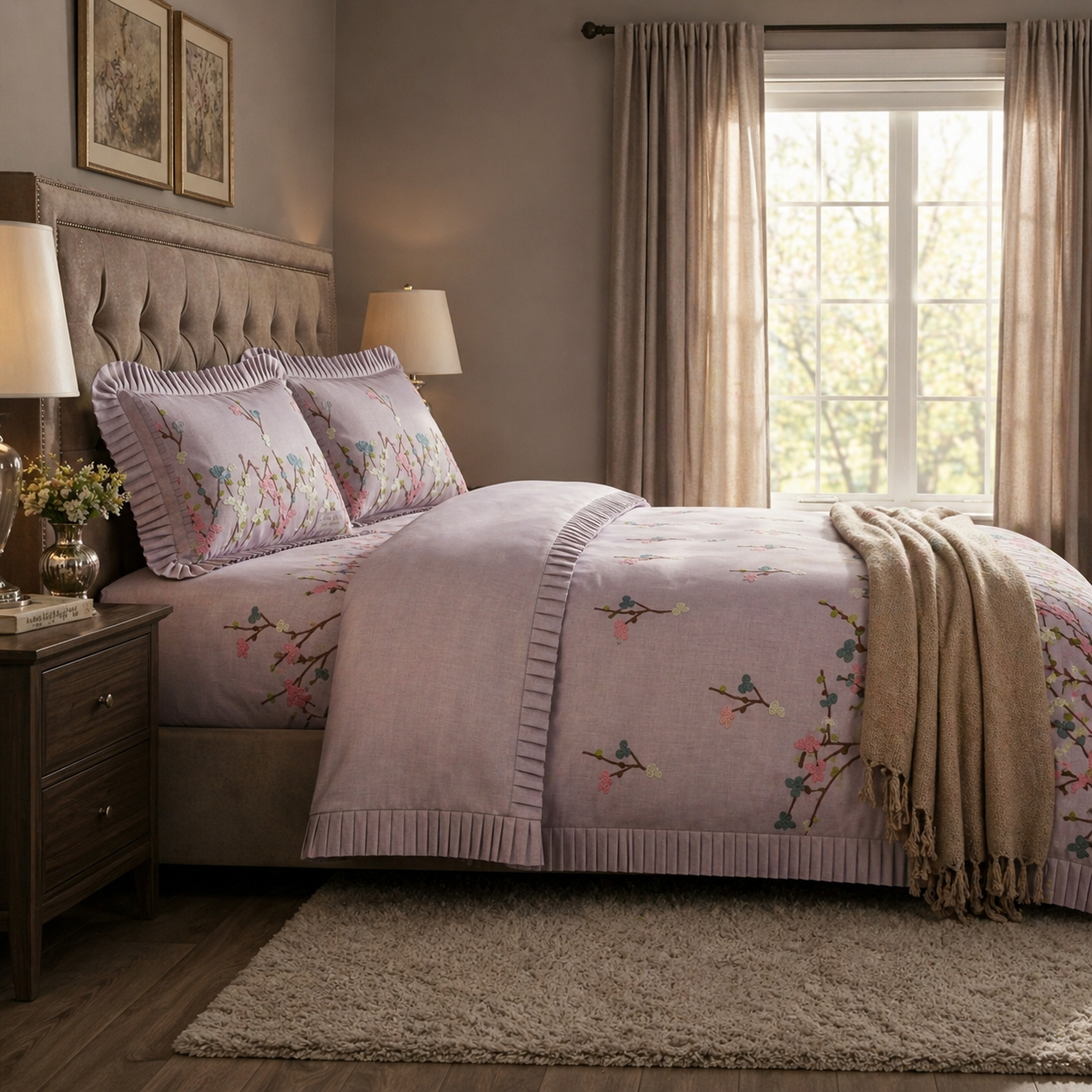 Blush Bloom | Luxury Duvet Cover Set