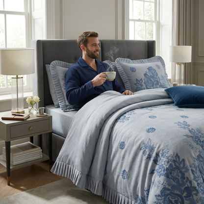 Blue Whisper | Luxury Duvet Cover Set
