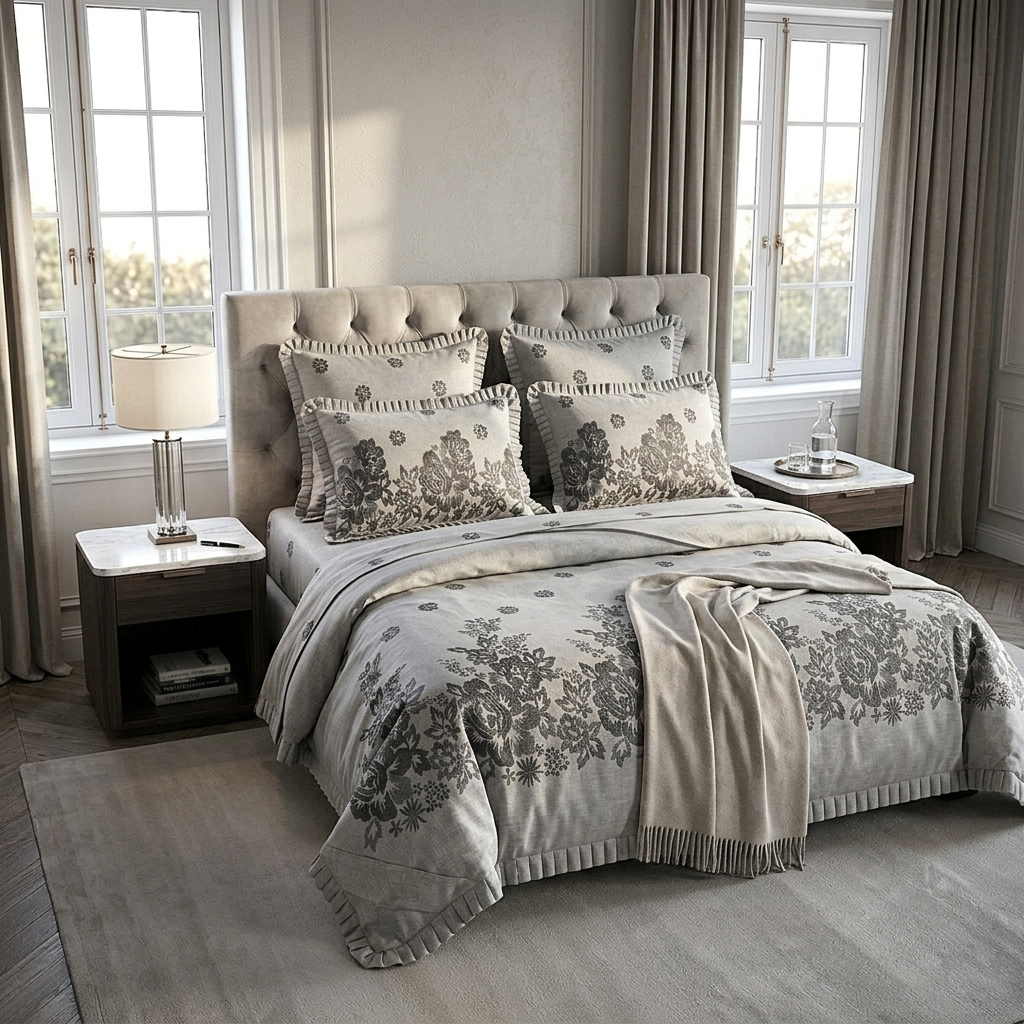 Silver Mist | Luxury Duvet Cover Set
