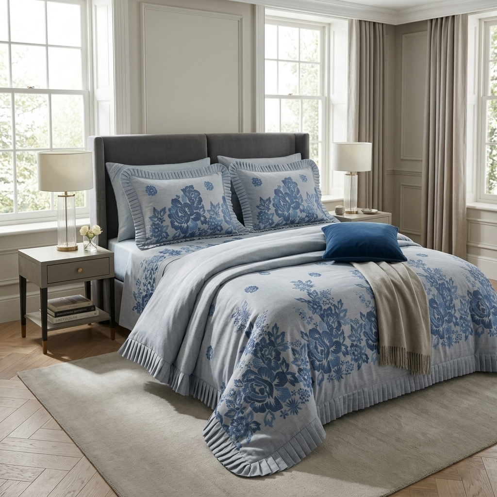 Blue Whisper | Luxury Duvet Cover Set
