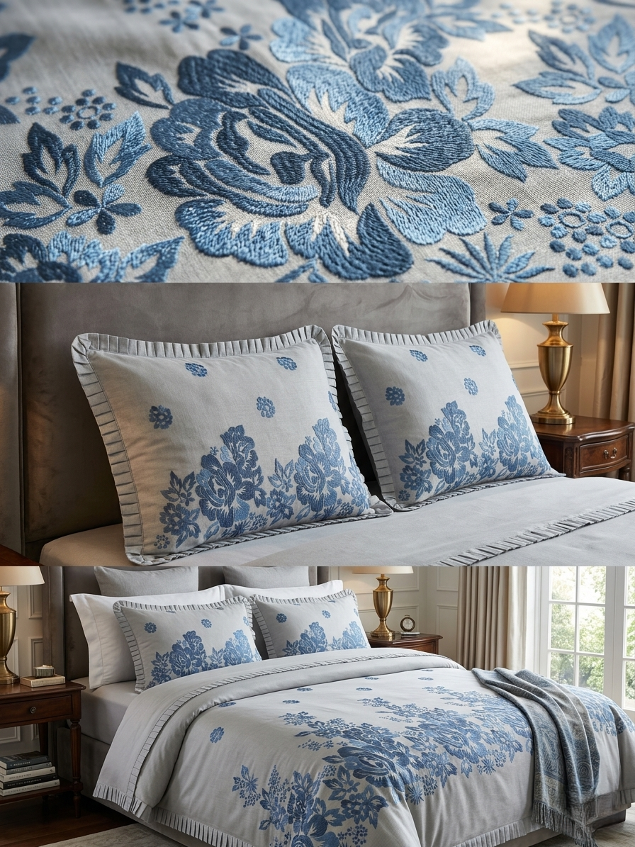 Blue Whisper | Luxury Duvet Cover Set