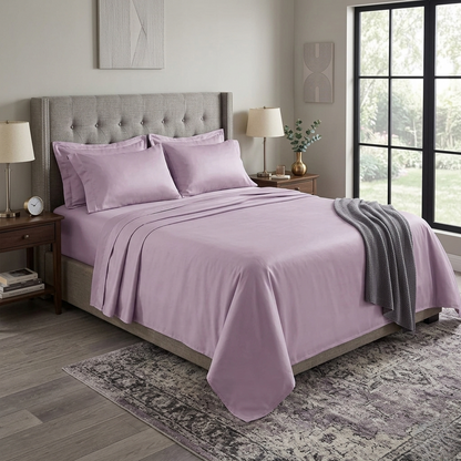 Moonlit Mist | 500 TC Luxury Cotton Bedsheet