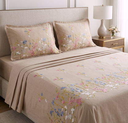 Sunlit Peach | Luxury Duvet Cover Set